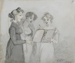 Oratoriumsaufführung im Drury Lane Theatre, Teil drei eines Triptychons, 1814